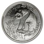 Chinese Panda 1 oz 1993 (120.000 oplage), Postzegels en Munten, Munten | Azië, Verzenden, Oost-Azië, Losse munt, Zilver