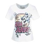 Frogbox • t-shirt Tom and Jerry • 36, Kleding | Dames, Verzenden, Wit, Nieuw, Maat 36 (S)