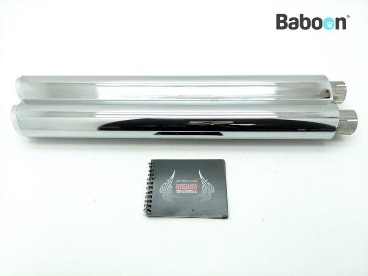 Uitlaatdemperset Sport Harley-Davidson HD Supertrapp, Motoren, Onderdelen | Harley-Davidson, Gebruikt, Verzenden