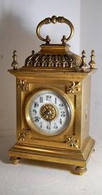 Klok - Verguld - 1850-1900, Antiek en Kunst