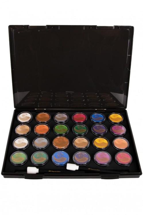 PXP Schmink Case Met Inlay 24 X 10 Gram Plus Penseel Ruimte, Hobby en Vrije tijd, Feestartikelen, Nieuw, Verzenden