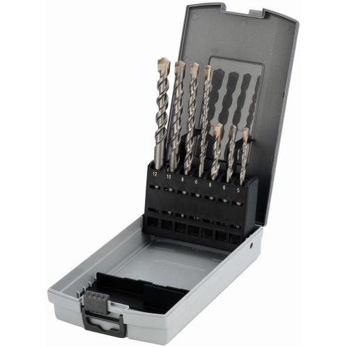 SDS-Plus Boorhamer Assortiment, 7-delig in klembox, Doe-het-zelf en Verbouw, Elektra en Kabels, Nieuw, Ophalen of Verzenden