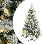 vidaXL Kerstboom met LED en dennenappels en sneeuw 195 cm, Diversen, Kerst, Verzenden, Nieuw