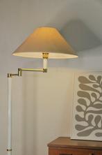 Swingarm vloerlamp - Messing - vintage jaren 70