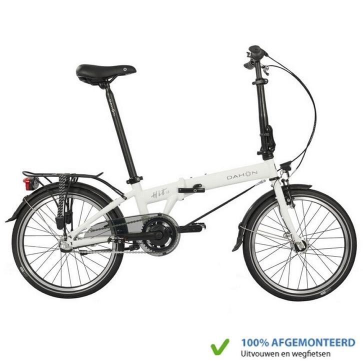 Dahon HIT Vouwfiets 20 inch met 3 Versnellingen – Wit, Fietsen en Brommers, Fietsen | Vouwfietsen, Nieuw
