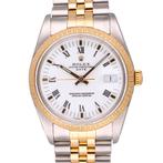 Rolex Oyster Perpetual Date 34 15053 uit 1988, Sieraden, Tassen en Uiterlijk, Horloges | Dames, Gebruikt, Polshorloge, Rolex, Verzenden