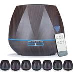 550ML lucht bevochtiger aroma diffuser verdamper verstuiver, Witgoed en Apparatuur, Verzenden, Nieuw