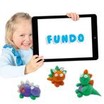 SES FunDo klei - Dinos (3x90gr-1x40gr) (Creatief speelgoed), Verzenden, Nieuw, Knutselen