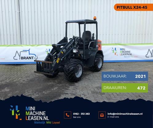 PITBULL X24-45 mini-loader | speedlease vanaf € 229,- p/w, Zakelijke goederen, Machines en Bouw | Kranen en Graafmachines, Wiellader of Shovel