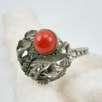 Bloedkoraal - Zilver - Ring - CORALLO MEDITERRANEO