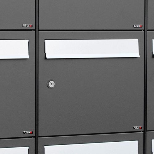 Postkastsysteem Allux Flow - antraciet, Tuin en Terras, Brievenbussen, Nieuw, Verzenden