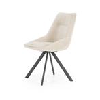 Eetkamerstoel By-Boo Bliss - taupe 240092, Overige kleuren, Nieuw, Ophalen of Verzenden, Stof