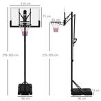 TRUUSK SPORTNOW Verstelbare Basketbalring 295-365 Cm Met Sta, Verzenden, Nieuw