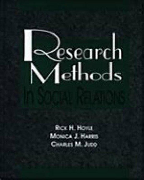 Research Methods in Social Relations 9780155061392, Boeken, Taal | Engels, Gelezen, Verzenden