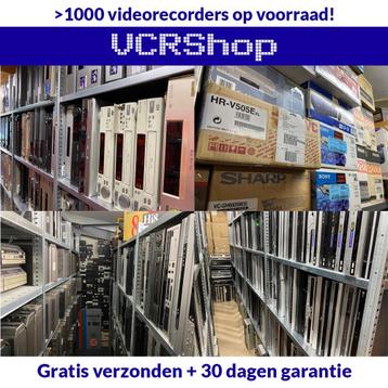 1000+ VIDEORECORDERS op voorraad! | Huren mogelijk | VCRShop beschikbaar voor biedingen