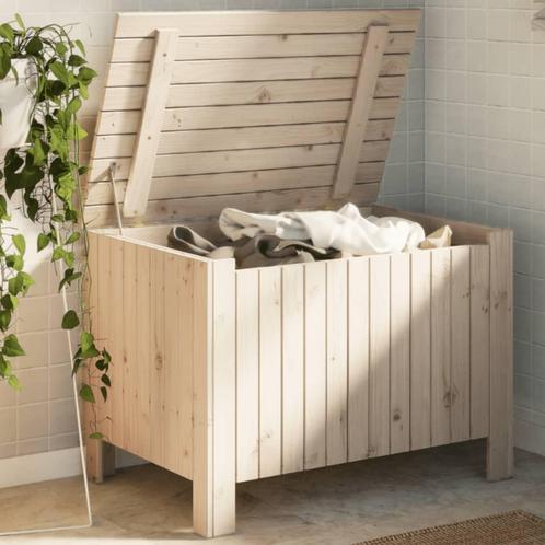 vidaXL Opbergbox met deksel RANA 80x49x54 cm massief, Huis en Inrichting, Woonaccessoires | Kisten, Nieuw, Verzenden