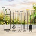 Haardgereedschap Set 5-delig Haardaccessoires Met Bezem, Sch, Huis en Inrichting, Verzenden, Nieuw