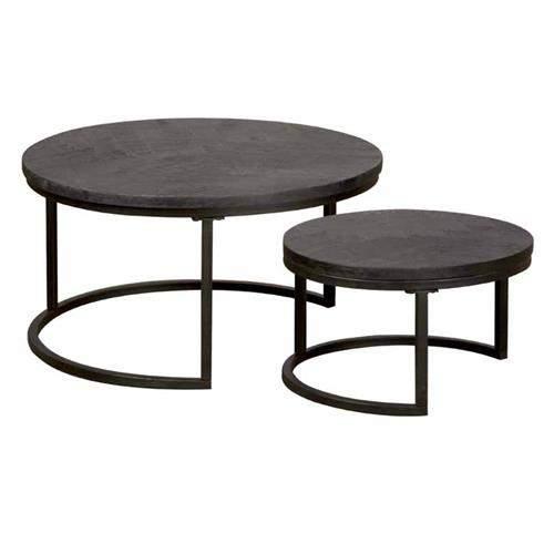 Viola Coffeetable Round Set of 2 - salontafel, Huis en Inrichting, Tafels | Salontafels, Nieuw, Overige materialen