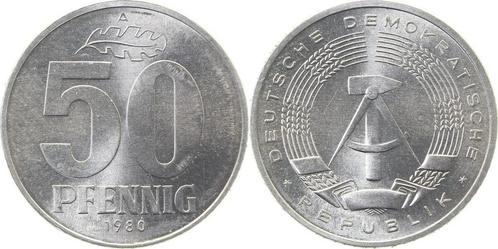 50 Pfennig Ddr 1980a, Postzegels en Munten, Munten | Europa | Niet-Euromunten, Verzenden