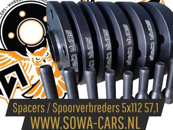 Spacers Audi A3 A4 A6 A7 A8 Q3 5x112 57,1 Spoorverbreders beschikbaar voor biedingen