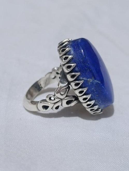 Zonder Minimumprijs - Ring Zilver Lapis lazuli, Sieraden, Tassen en Uiterlijk, Ringen