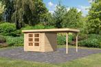 Karibu tuinhuis Askola 3.5 met overkapping, 491 x 262 cm, Tuin en Terras, Tuinhuizen, Nieuw