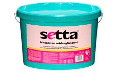 Setta Binnenlatex Zijdeglans - donkere kleur - 12,5 liter, Doe-het-zelf en Verbouw, Verf, Beits en Lak, Verf, Overige kleuren