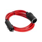 Verlengsnoer voor Sigarettenaansteker - 15A 12/24V - Max., Doe-het-zelf en Verbouw, Elektra en Kabels, Verzenden, Nieuw