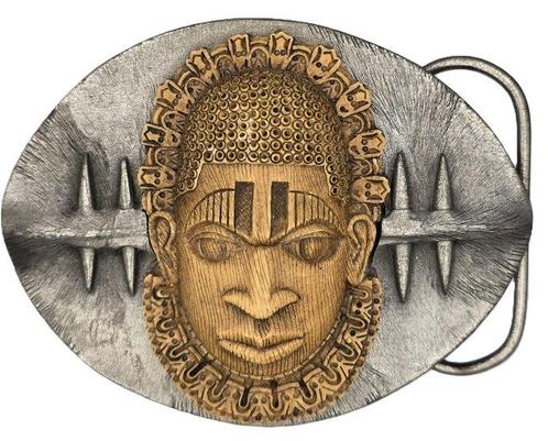 Tribe Mask Buckle/Gesp, Kleding | Heren, Riemen en Ceinturen, Verzenden