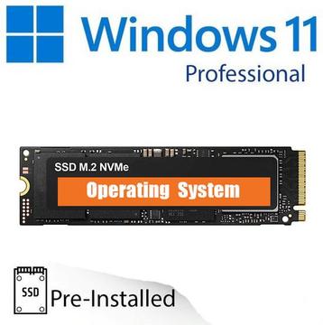 A-merk 2000GB (2TB) M.2 NVMe SSD + installatie Windows 11... beschikbaar voor biedingen