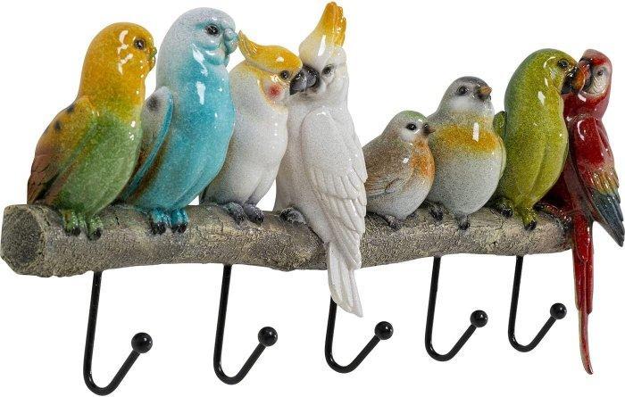Kare Design - Kapstok - Vogels Kapstok: Een muur van poëzie, Antiek en Kunst, Kunst | Designobjecten