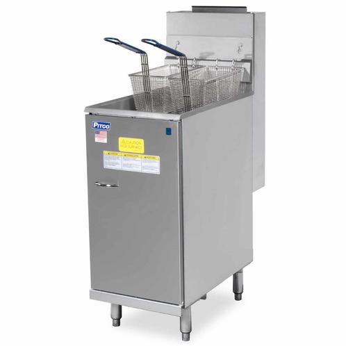 Pitco 35C+S - Friteuse - 18 liter - Aardgas - RVS, Zakelijke goederen, Horeca | Keukenapparatuur, Nieuw in verpakking, Fornuis, Frituur en Grillen