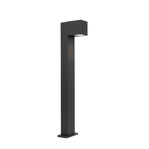 Industriële staande buitenlamp donkergrijs 65 cm IP44 -, Tuin en Terras, Buitenverlichting, Nieuw, Minder dan 50 watt