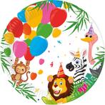Jungle Dieren Borden 23cm 8st, Verzenden, Nieuw