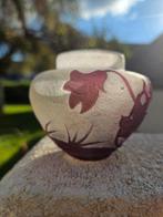 Emile Gallé - Vaas - Glas - Vase Gallé, Antiek en Kunst, Antiek | Glas en Kristal