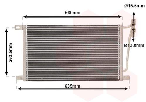 LUCHTCONDENSATOR VOOR BMW 3 E46 1997-2001 64538377648, Auto-onderdelen, Airco en Verwarming, Nieuw, Ophalen of Verzenden