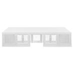 Partytent / Paviljoen Gala - 5 x 10 meter - Wit - Incl. Zijw, Verzenden, Nieuw