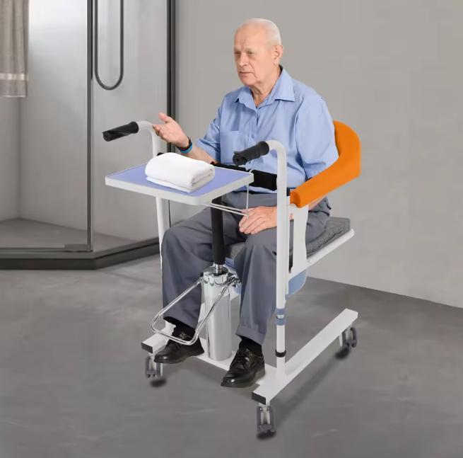 Verzorg Stoel Transferstoel – Verstelbaar voor ouderen zorg, Huis en Inrichting, Stoelen, Nieuw, Verzenden