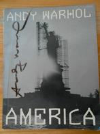 Andy Warhol boek America. 2 x Gesigneerd en met tekening., Antiek en Kunst