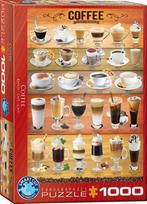 Coffee Puzzel (1000 stukjes) | Eurographics - Puzzels, Hobby en Vrije tijd, Denksport en Puzzels, Verzenden, Nieuw