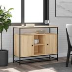 vidaXL Dressoir 100x35x80 cm bewerkt hout sonoma, Huis en Inrichting, Kasten | Dressoirs, 100 tot 150 cm, Verzenden, Nieuw, 25 tot 50 cm