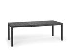 Nardi Rio Uittrekbare Tafel - Antraciet met coating, Tuin en Terras, Tuintafels, Ophalen of Verzenden, Nieuw