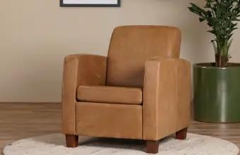 Bruine fauteuils, Huis en Inrichting, Fauteuils, Nieuw, Leer, Ophalen of Verzenden