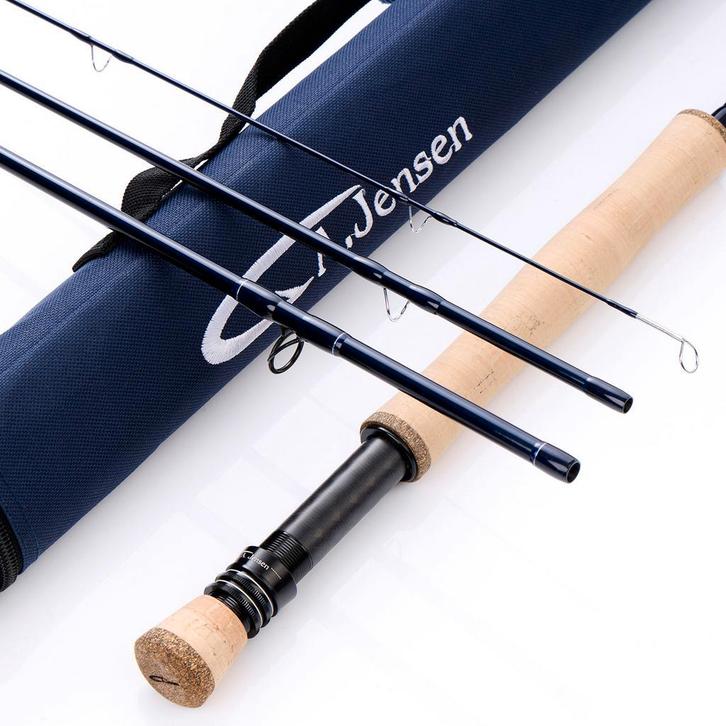 Nieuwe A.Jensen vliegenhengels, E10 Flyfishing, Watersport en Boten, Hengelsport | Vliegvissen, Nieuw, Verzenden