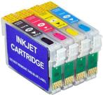 Hervulbare Cartridges  T1811 T1812 T1813 T1814 18XL Huismerk, Nieuw, Epson, Ophalen of Verzenden