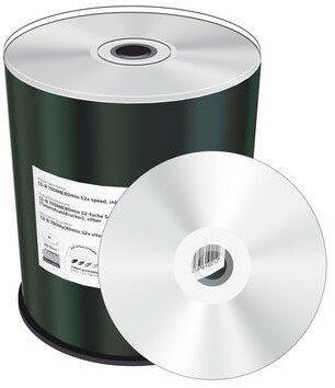 MediaRange CD-R 700 MB Inkjet Zilver Printable 100 Stuks, Computers en Software, Beschrijfbare discs, Nieuw, Verzenden