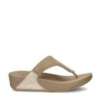 Fitflop Lulu Shimmer Lux slippers voor dames in het Beige, Slippers, Verzenden, Beige, Nieuw