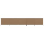 Windscherm 6m Taupe - OP = OP - Goedkope Tuinafscheiding, Ophalen of Verzenden, Nieuw