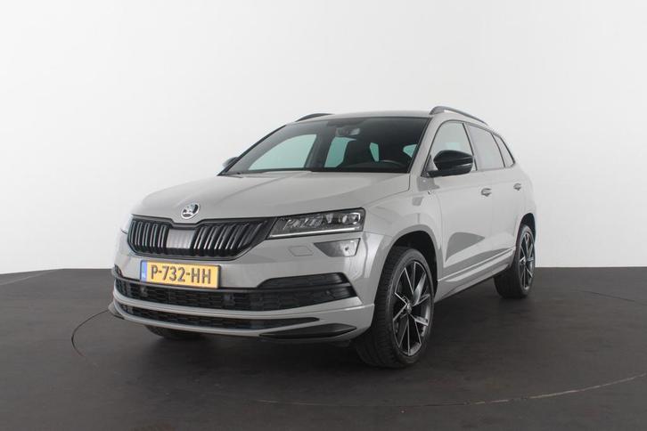 Zakelijke Lease |  Škoda Karoq 1.5 TSI ACT Sportline Busines, Auto's, Skoda, Onderhoudsboekje, Lease, Handgeschakeld, SUV of Terreinwagen