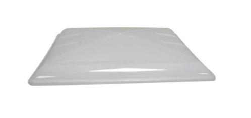 MPK Dakluik 40x40 Melkglas Grote Kap+Combirollo Grijs, Caravans en Kamperen, Kampeeraccessoires, Nieuw